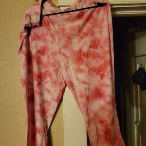 Terra & Sky 24/26W pink leggings